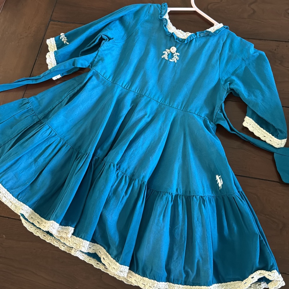 Well Dressed Wolf Peacock Blue Dress